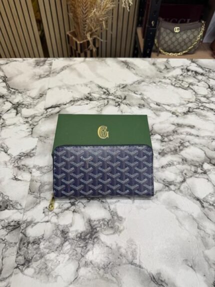 Goyard Matignon GM Signature Chevron Long Wallet With Box - Best Price Online - Style 1 - Bootery