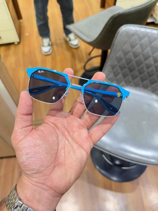 Ray-Ban 04 Silver Blue Black Sunglasses - Best Price Online - Bootery