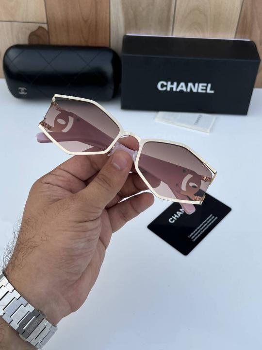 Buy Chanel 98121 Gold Pink Sunglasses Online in India - Bootery - Image 6