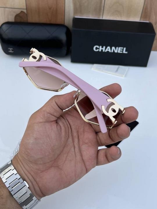 Buy Chanel 98121 Gold Pink Sunglasses Online in India - Bootery - Image 4