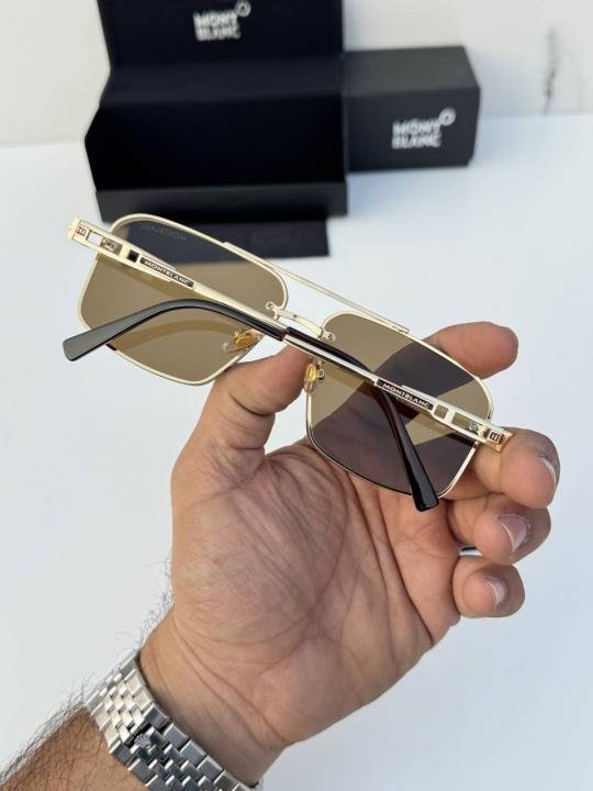 Montblanc 78017 Gold Brown Sunglasses - Best Price Online - Bootery - Image 3