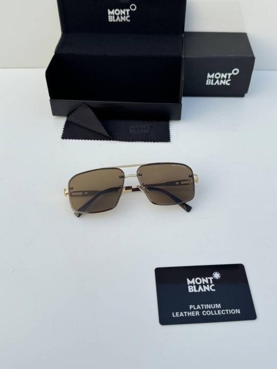 Montblanc 78017 Gold Brown Sunglasses - Best Price Online - Bootery - Image 2