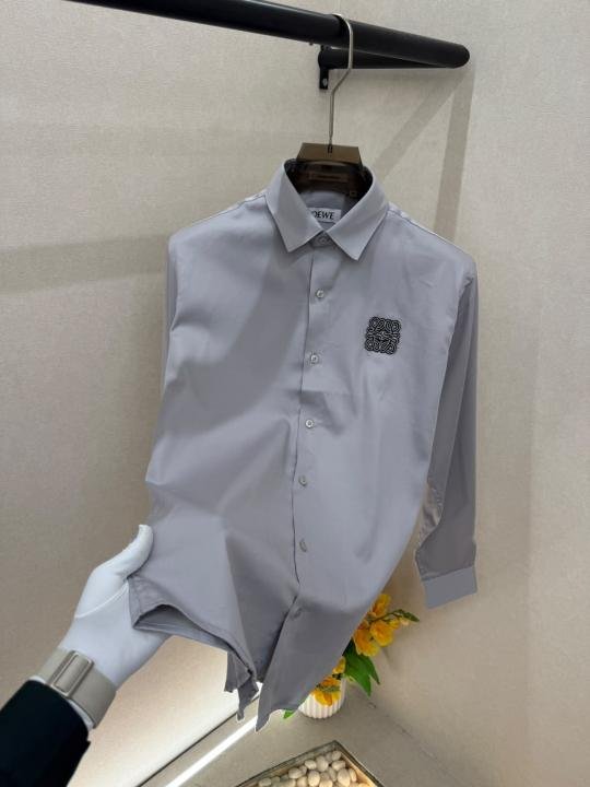Buy Loewe Embossed Logo Super Premium White Shirt With Brand Box Packing F3581-WH Online in India - Bootery - Image 10