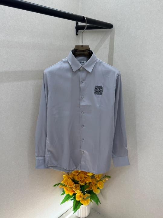 Buy Loewe Embossed Logo Super Premium White Shirt With Brand Box Packing F3581-WH Online in India - Bootery - Image 6