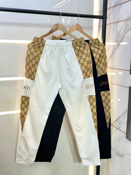 Gucci Gucc White Monogram Super Premium Track Pant With Brand Carry Bag F5053-WH Price in India - Buy at Bootery - Image 2