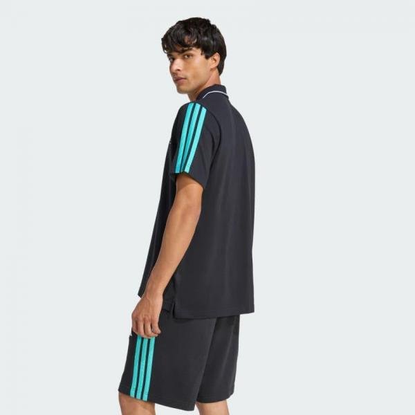 Adidas Adida Black Collar Neck Premium Printed Polo T-shirt F5076-BL - Best Price Online - Bootery - Image 21