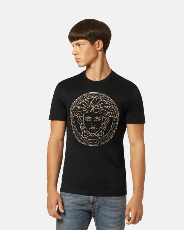 Versace Versac e Store Article Round Neck T-Shirt Price in India - Style 2 - Buy at Bootery