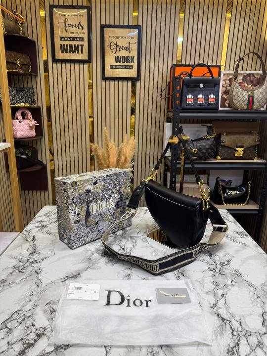 Christian Dior Saddle Premium Quality Shoulder Bag With Box And Dust Bag Price in India - Style 2 - Buy at Bootery - Image 3