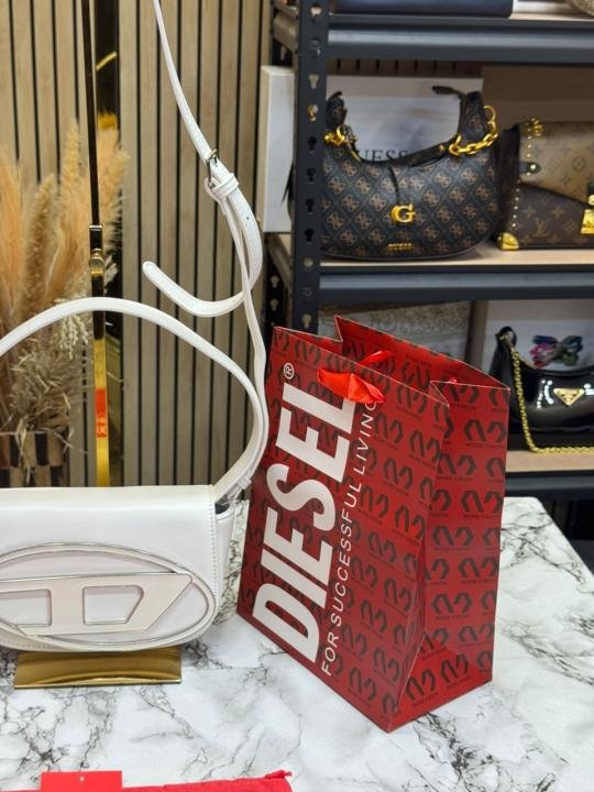 Diesel 1dr Shoulder Bag Premium Quality With Box And Dust Bag Including Carry Bag - Best Price Online - Bootery - Image 5