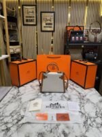 Hermes Kelly Sellier Top Handle Bag With OG Box And Dust Bag And Carry Bag Brown Price in India - Buy at Bootery - Image 2