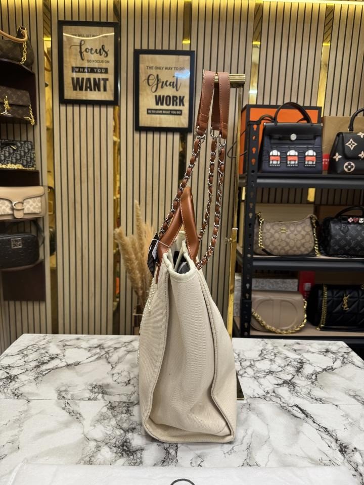 Chanel Paris Due Tote Bag Diomond Logo With Dust Bag Premium Quality - Best Price Online - Style 2 - Bootery - Image 3