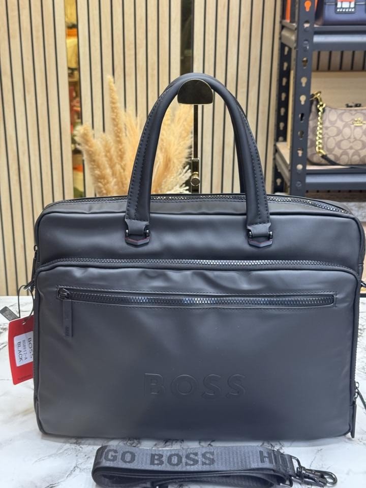 Boss Hugo Bos S Laptop Bag With Sling Tag Dust Bag Premium Quality Product Price in India - Buy at Bootery - Image 7