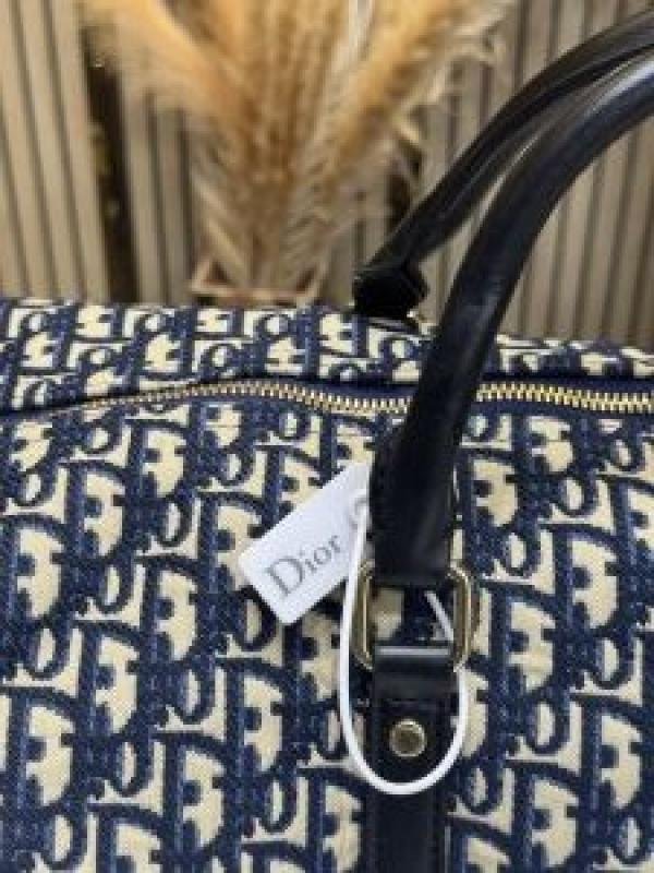Buy Christian DIO_R Duffle Premium Quality With Dust Bag Sling And Tag (V20) - BLUE Online in India - Bootery - Image 5