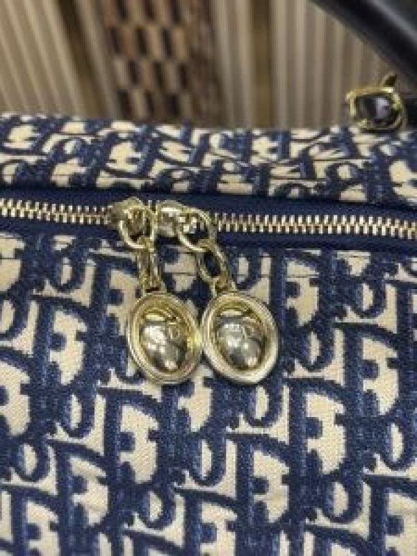 Buy Christian DIO_R Duffle Premium Quality With Dust Bag Sling And Tag (V20) - BLUE Online in India - Bootery - Image 4