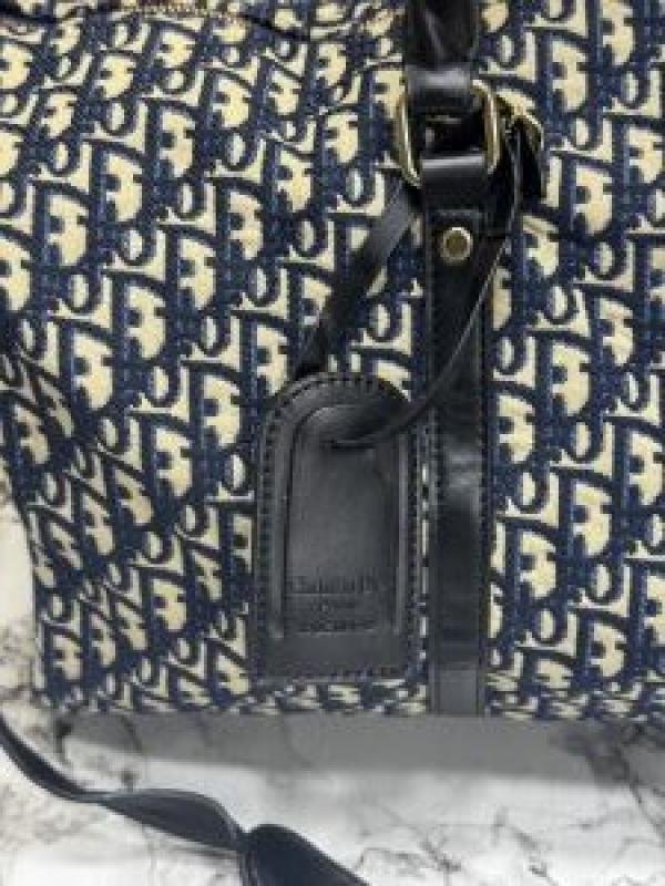Buy Christian DIO_R Duffle Premium Quality With Dust Bag Sling And Tag (V20) - BLUE Online in India - Bootery - Image 3