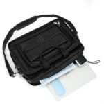 professional midnight black leather executive briefcase - Bootery - Men's Shoes, Watches, Clothing & Accessories