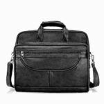 expandable laptop folder messenger bag-black - Bootery - Men's Shoes, Watches, Clothing & Accessories