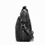 expandable laptop folder messenger bag-black - Bootery - Men's Shoes, Watches, Clothing & Accessories