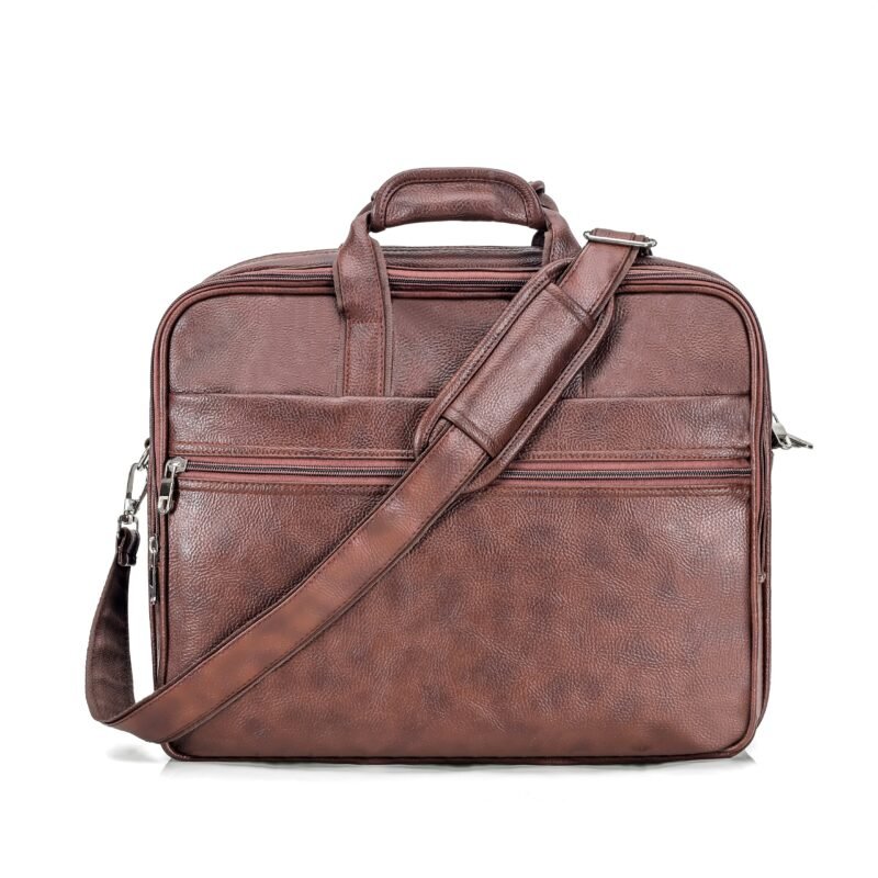 expandable laptop folder messenger bag-tan - Bootery - Men's Shoes, Watches, Clothing & Accessories