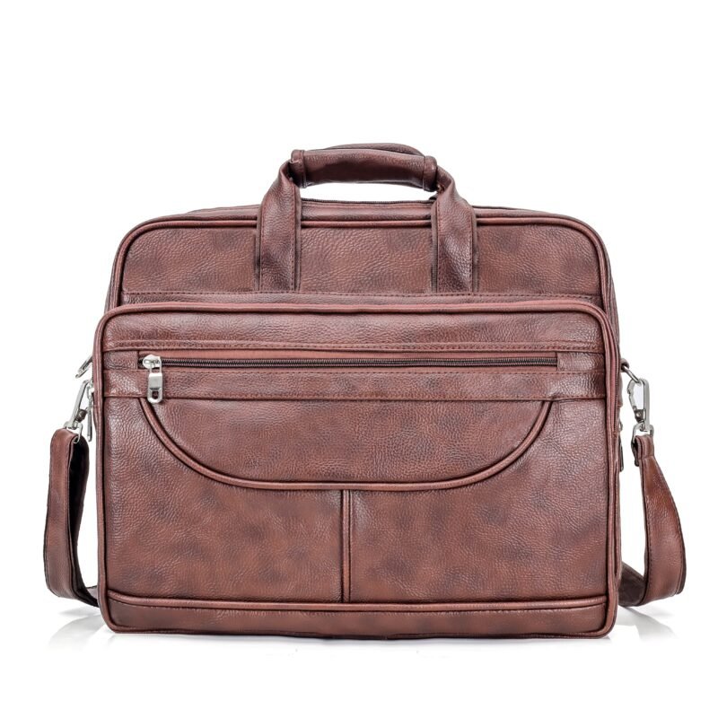 expandable laptop folder messenger bag-tan - Bootery - Men's Shoes, Watches, Clothing & Accessories