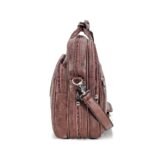 expandable laptop folder messenger bag-tan - Bootery - Men's Shoes, Watches, Clothing & Accessories