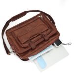 classic tan leather executive briefcase - Bootery - Men's Shoes, Watches, Clothing & Accessories