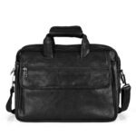 professional midnight black leather executive briefcase - Bootery - Men's Shoes, Watches, Clothing & Accessories
