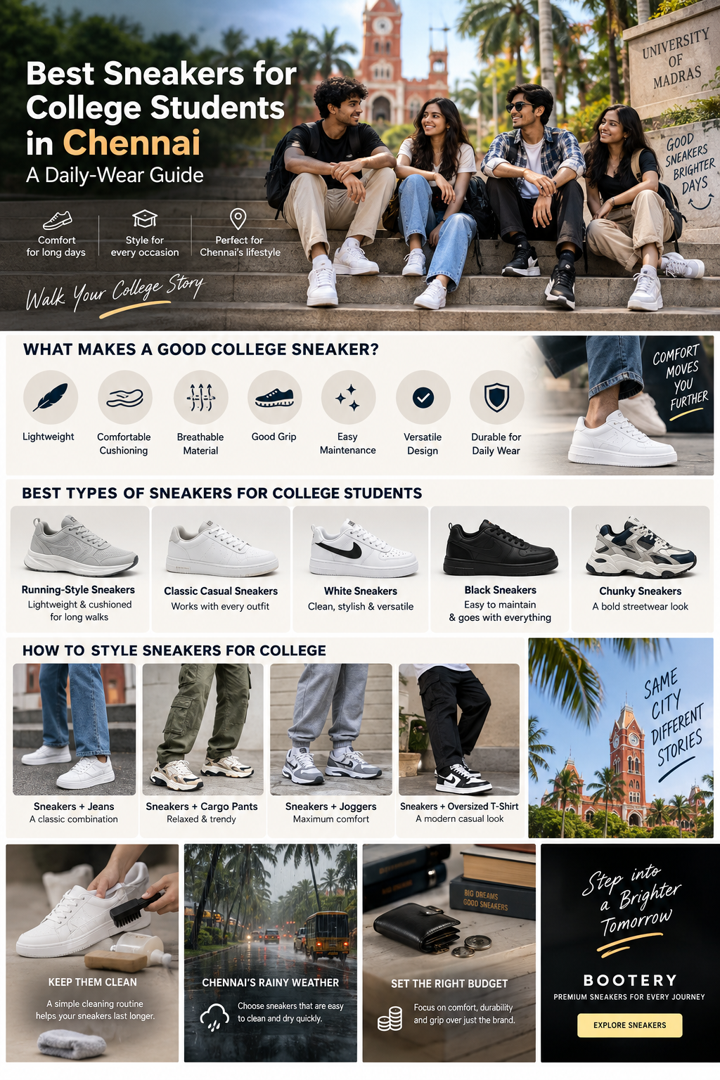 Best Sneakers for College Students