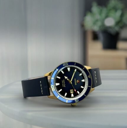 Rado Captain Cook Men’s Leather Watch - Bootery - Men's Shoes, Watches, Clothing & Accessories